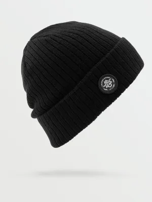 Cord Beanie - Black