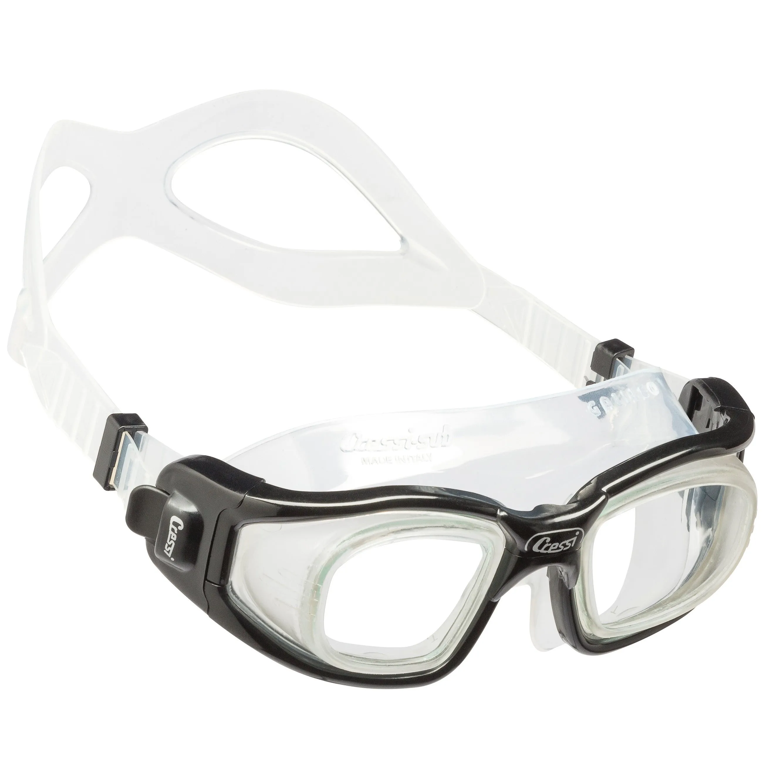 Cressi Swim Galileo Tempered Glass Lenses Goggle