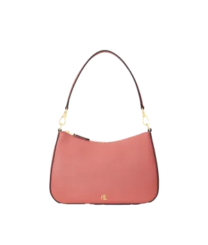 Crosshatch Leather Medium Danni Bag - Pink