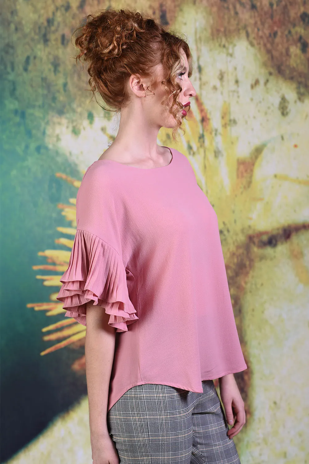 Dayna Top - Plain Pink - SALE