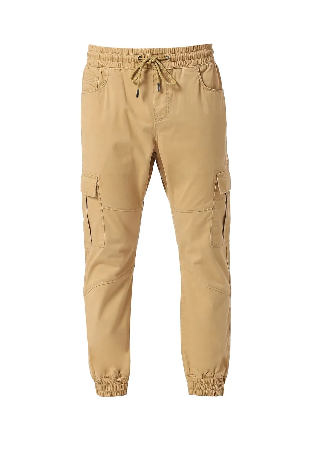 Drift Fit Cotton Stretch Peach Twill Trousers