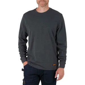 DURADRIVE XPRESS L/S CREW NECK T-SHIRT - CHARCOAL OR OLIVE GREY