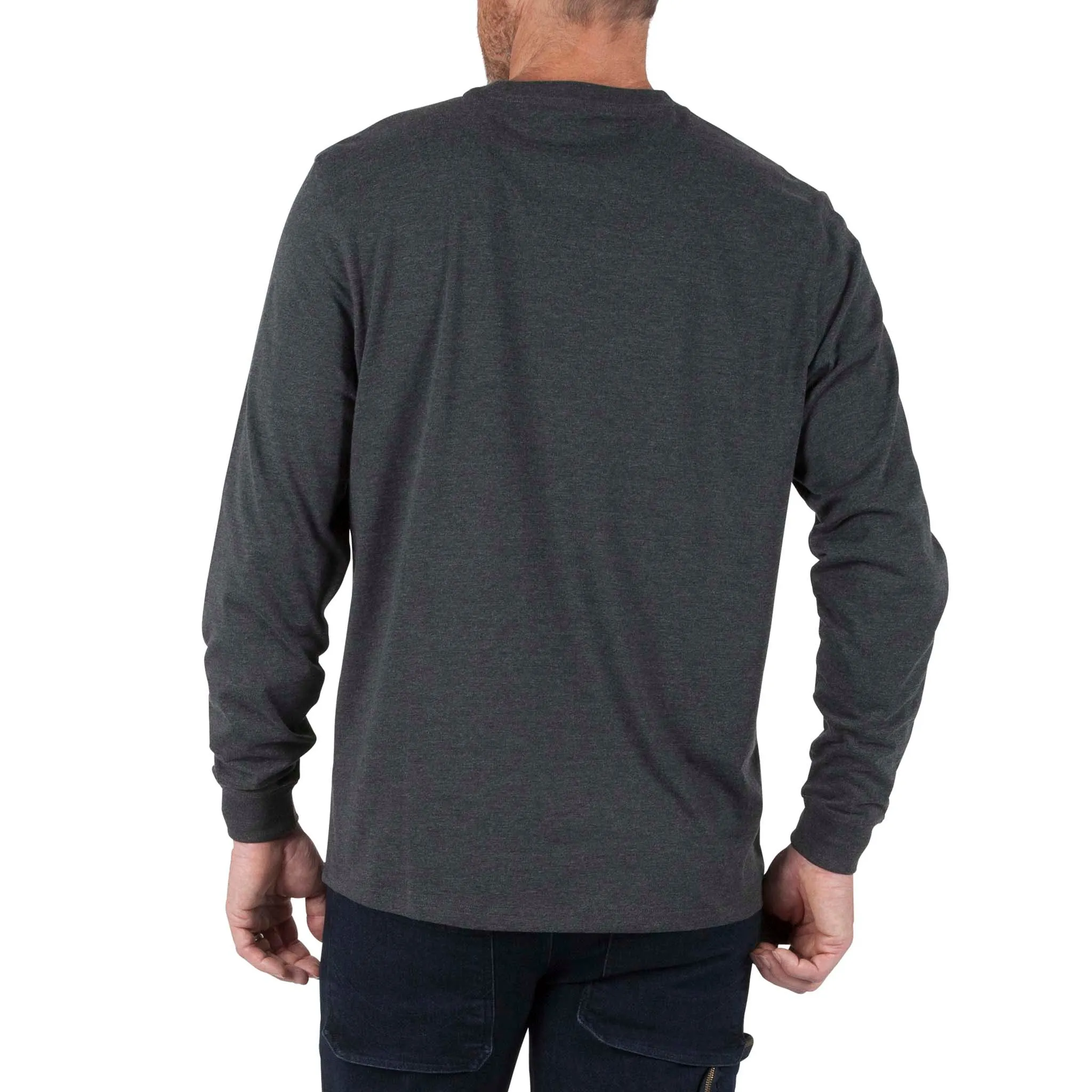 DURADRIVE XPRESS L/S CREW NECK T-SHIRT - CHARCOAL OR OLIVE GREY