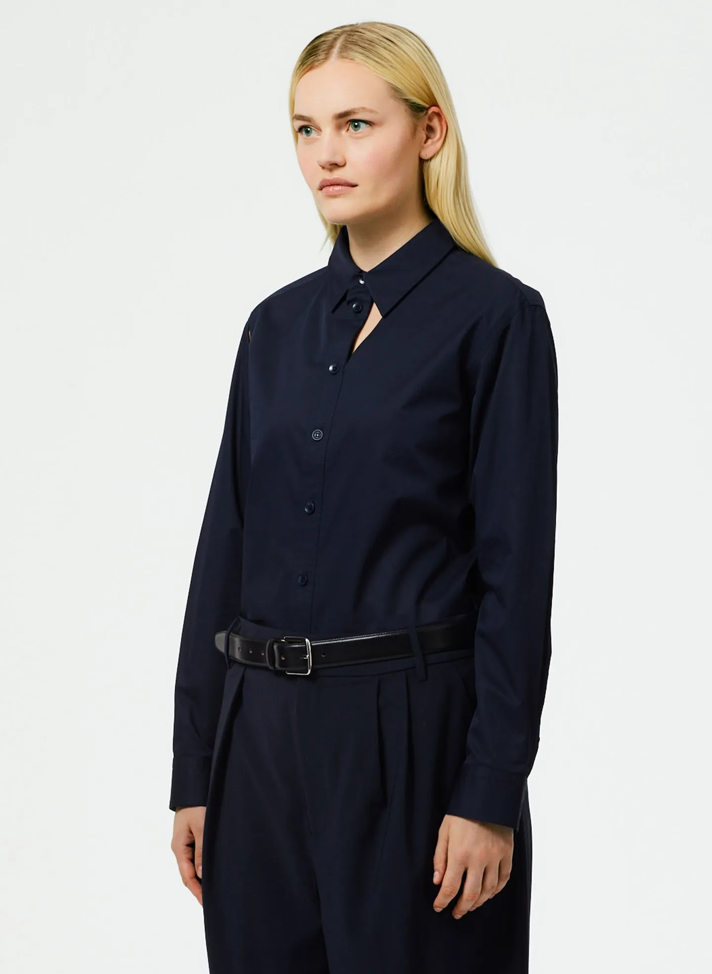 Eco Poplin Cut Out Charlie Shirt