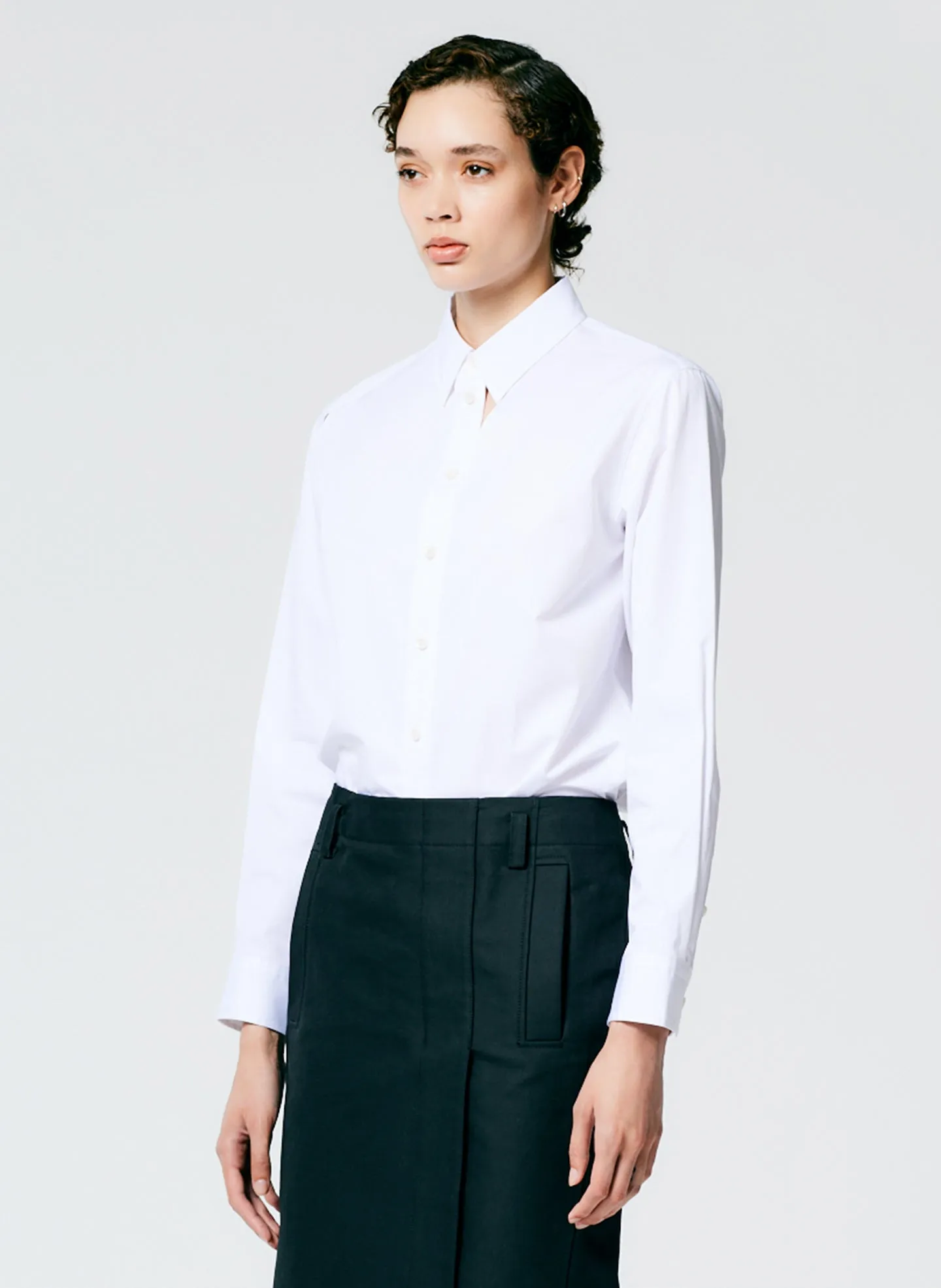 Eco Poplin Cut Out Charlie Shirt