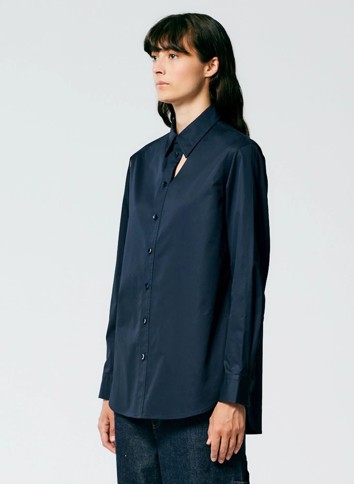 Eco Poplin Cut Out Charlie Shirt