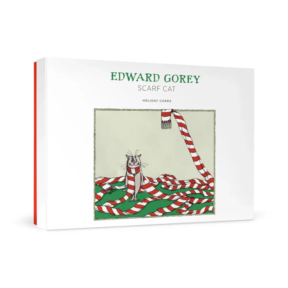 Edward Gorey 'Scarf Cat' Boxed Holiday Cards