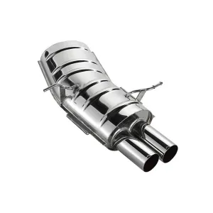 EISENMANN B5207.20700_316I_LIMO Rear Muffler Race 2 x 70 mm for BMW 3 (E36) 316i Sedan