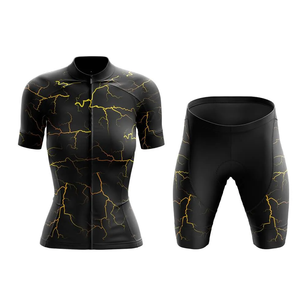 Elemental Lightning (Black) Club Cycling Kit