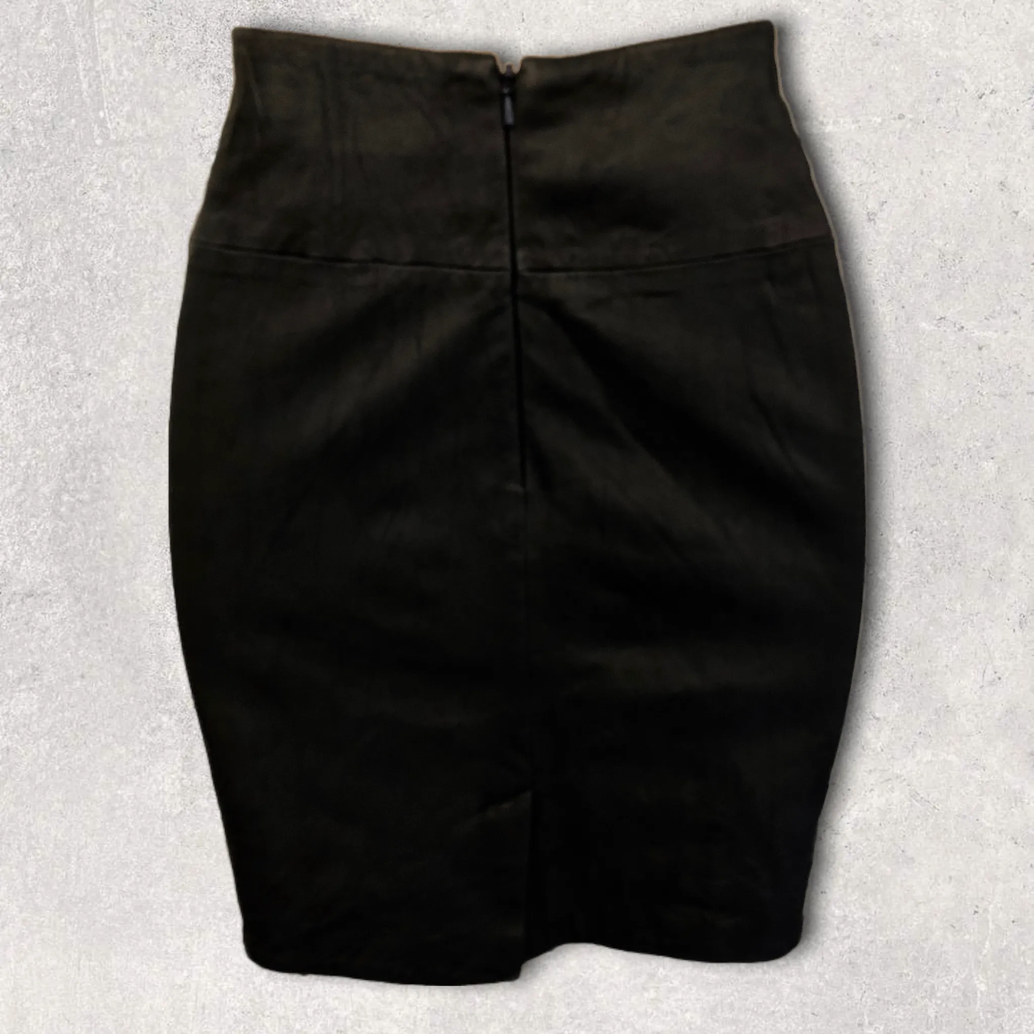 Eleven Paris Black Leather Mini Skirt UK 8 US 4 EU 36