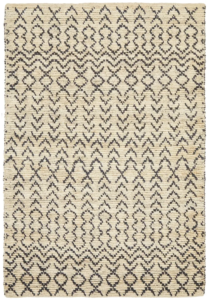 Elki Hand Woven Tribal Jute Rug