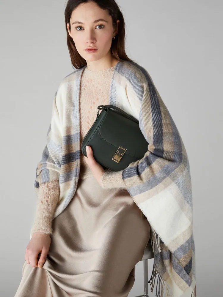 Emme Marella Nella Cape Beige Tartan