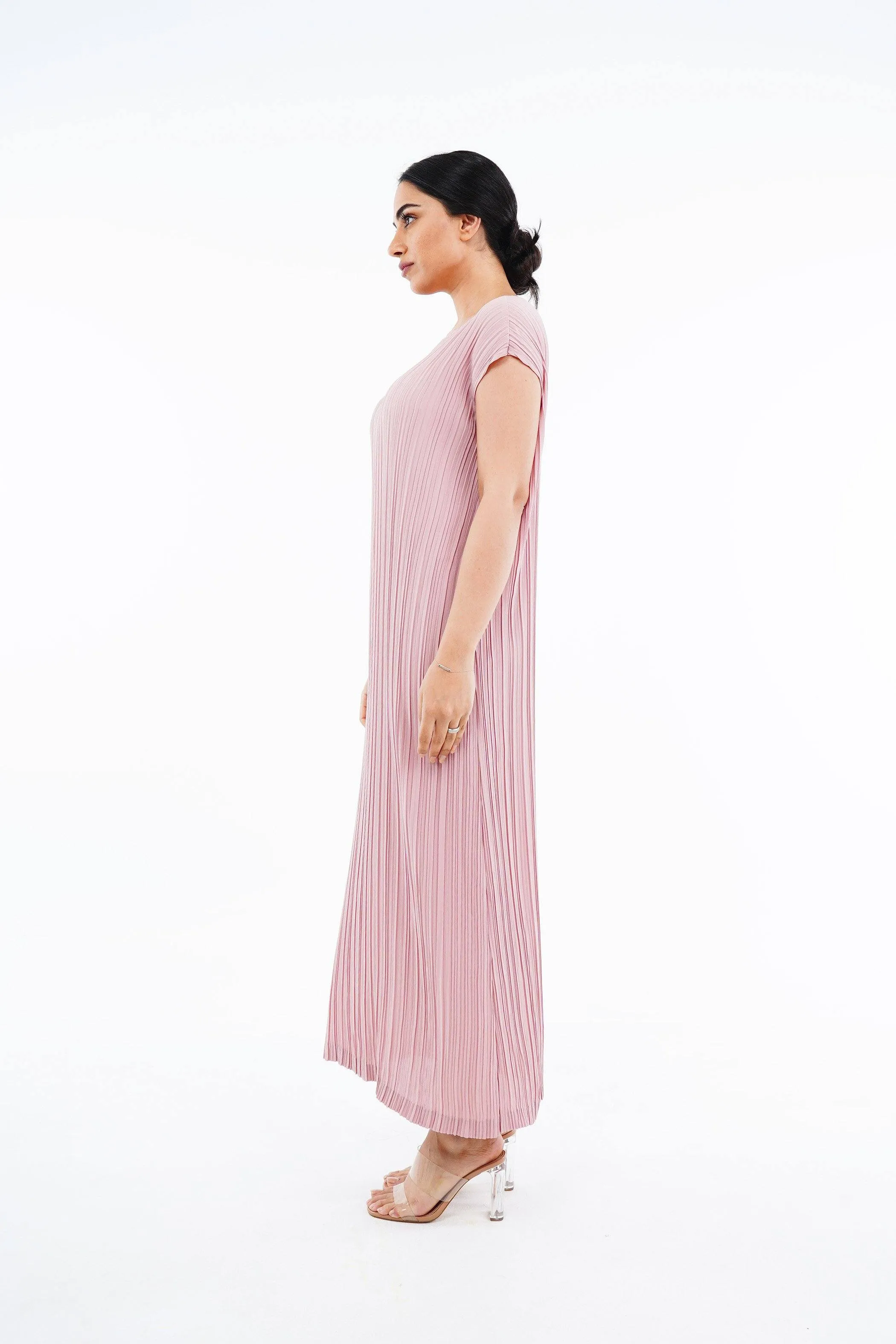 Emmy Sleeveless Pleated Dress