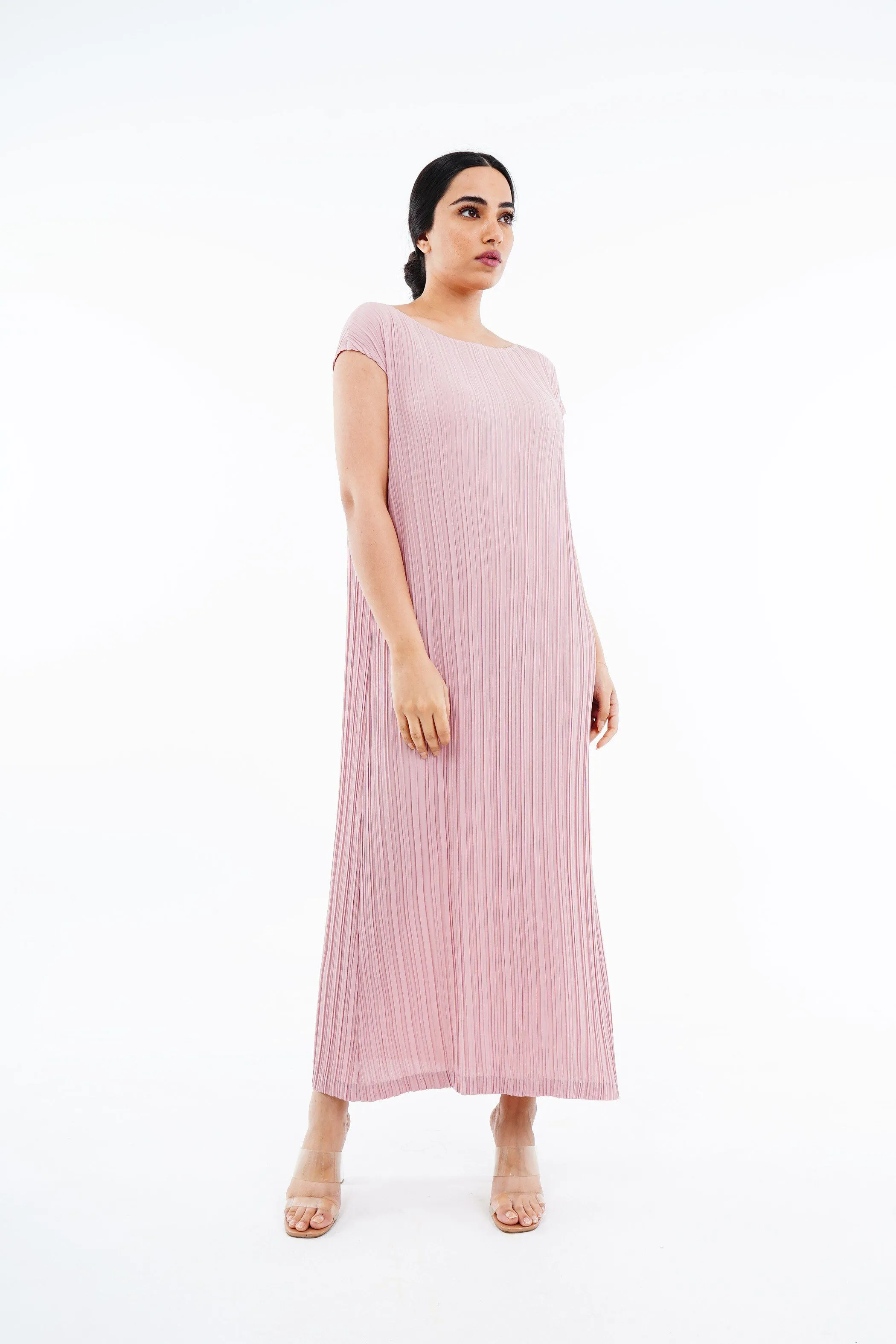 Emmy Sleeveless Pleated Dress