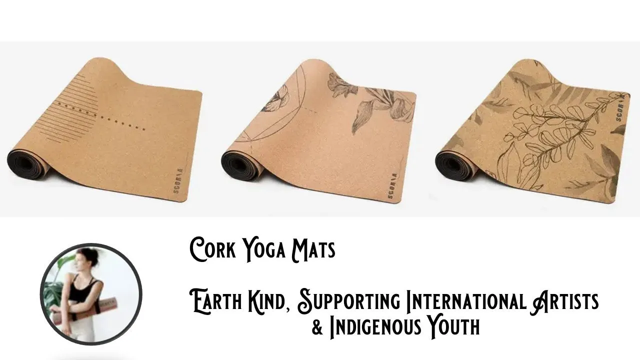 EXTRA-Thick Cork Yoga Mat by Scoria (6mm)