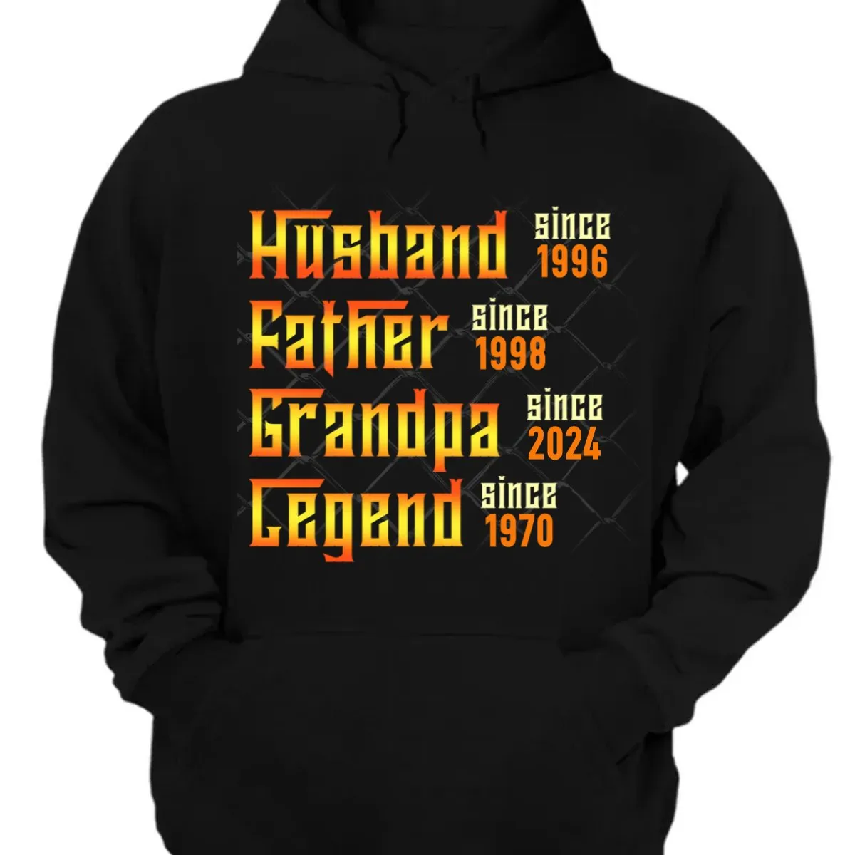 Family - Husband Father Grandpa Legend - Personalized Unisex T-shirt, Hoodie, Sweatshirt