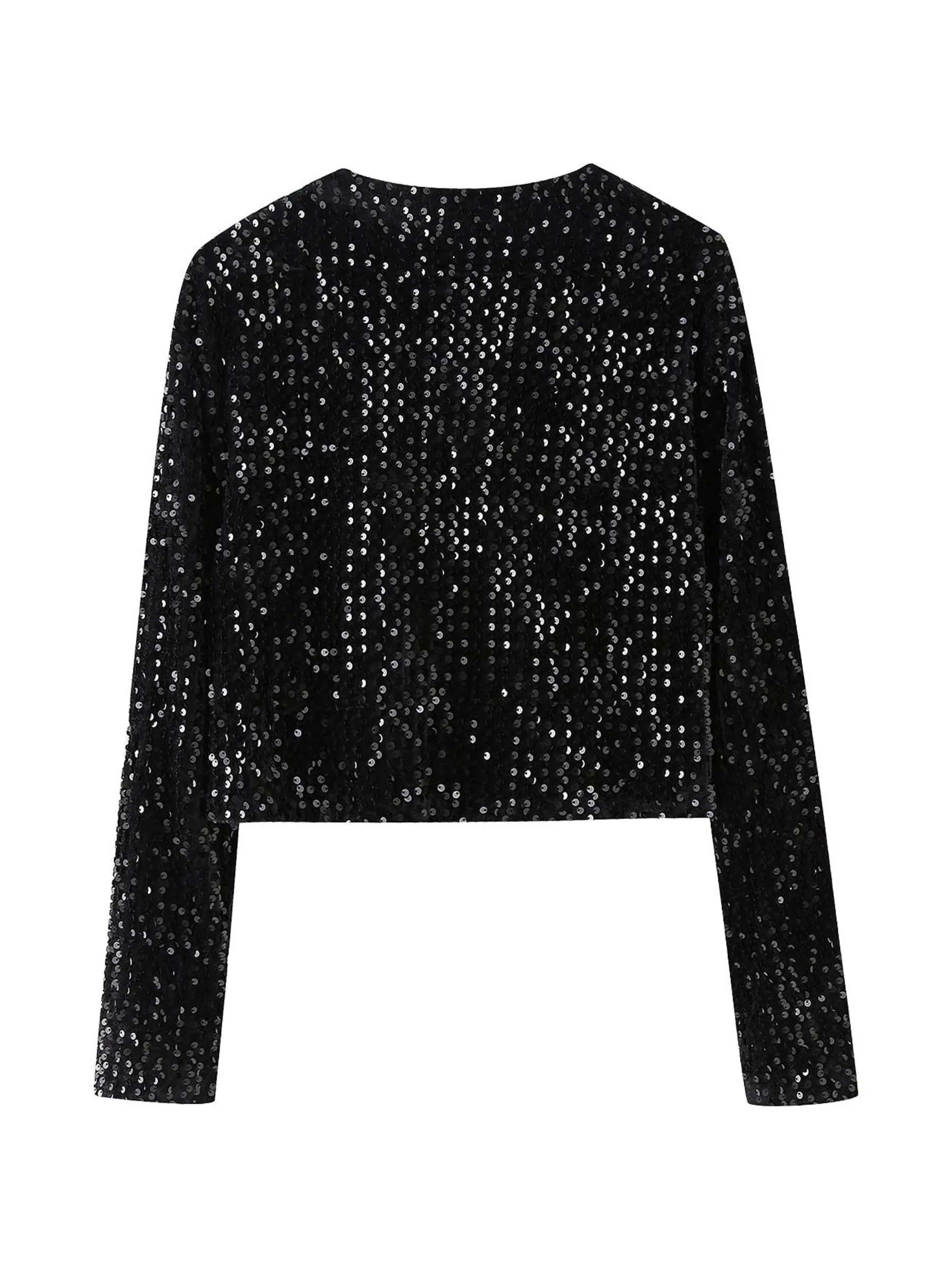 Fashionkova Wendy Sequin Bow Jacket