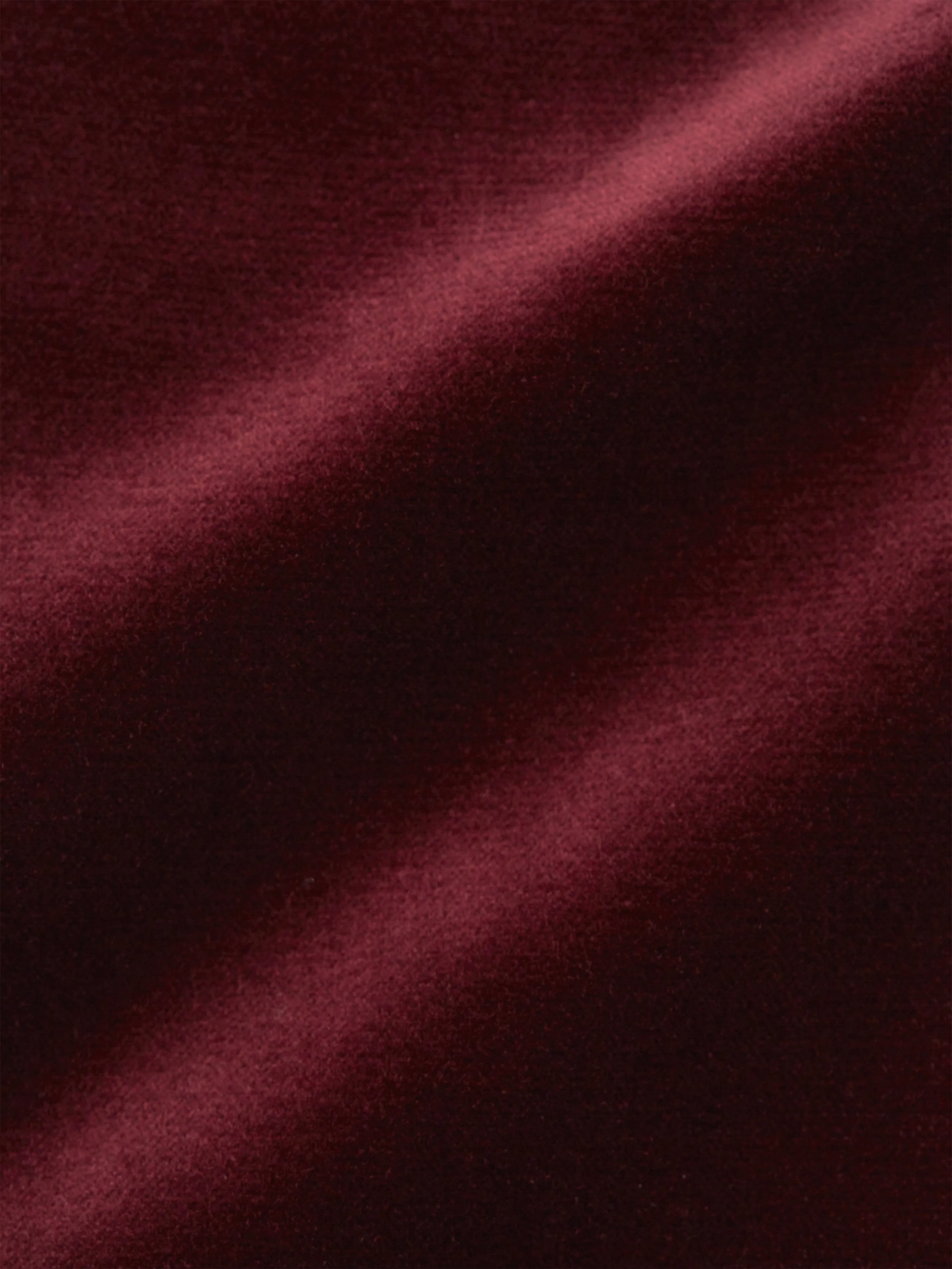 Fishtail Trousers Velvet Burgundy