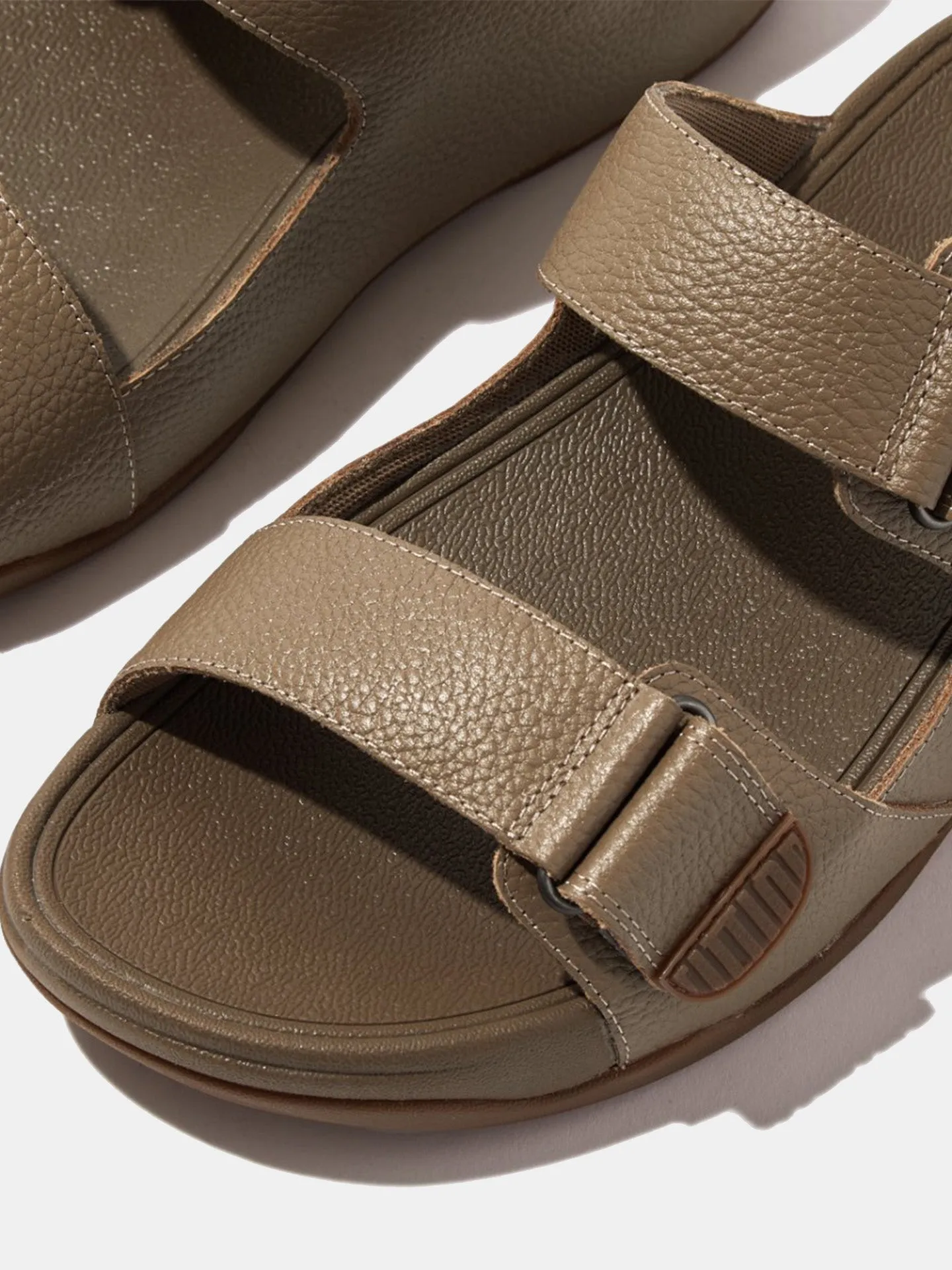 Fitflop Men's Gogh Moc Adjustable Leather Slides