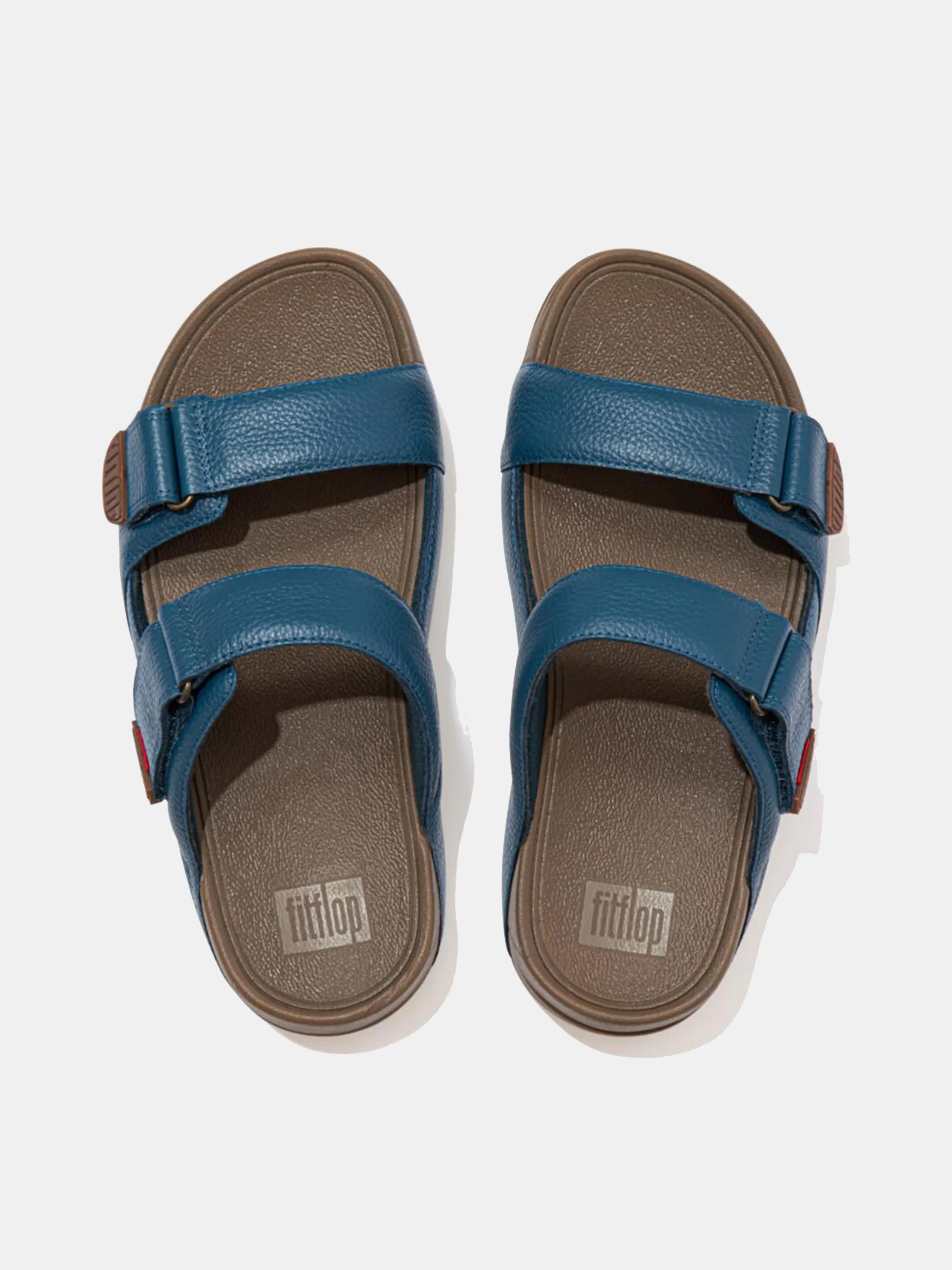 Fitflop Men's Gogh Moc Adjustable Leather Slides