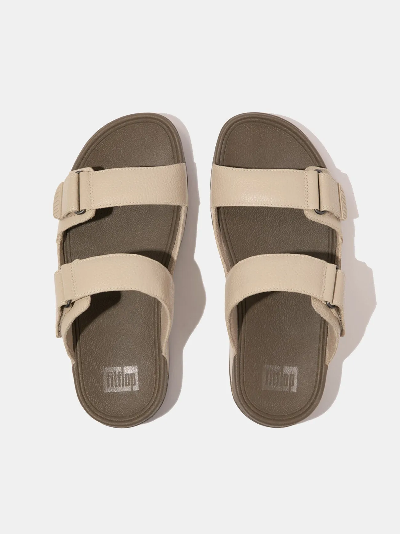 Fitflop Men's Gogh Moc Adjustable Leather Slides