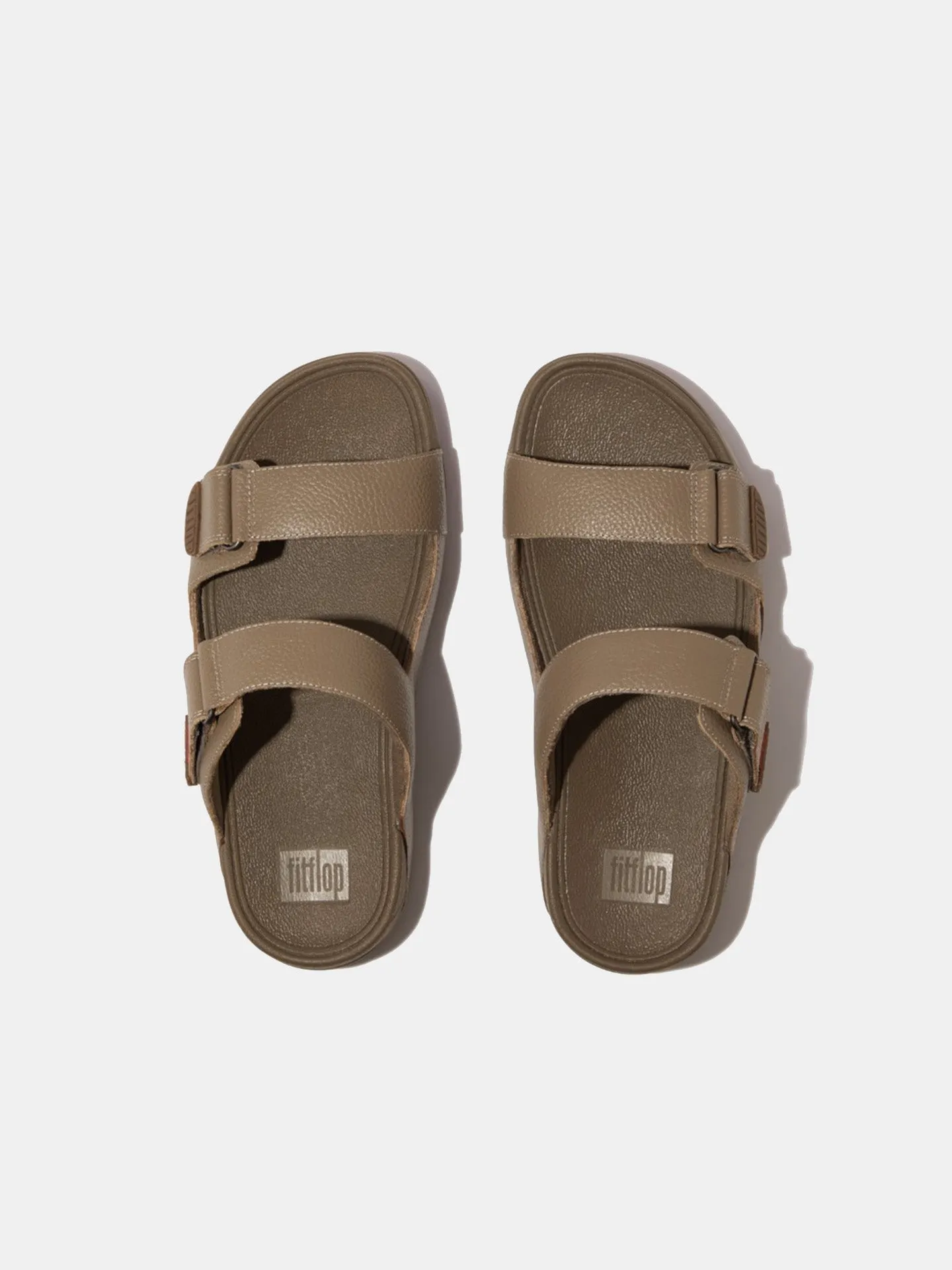 Fitflop Men's Gogh Moc Adjustable Leather Slides