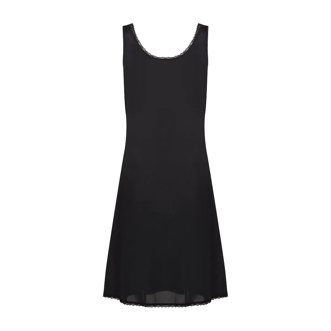 FK400 - full slip with tiny lace edge, nylon