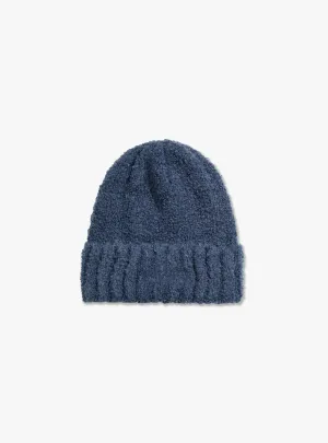 Fluff Beanie Blue Melange