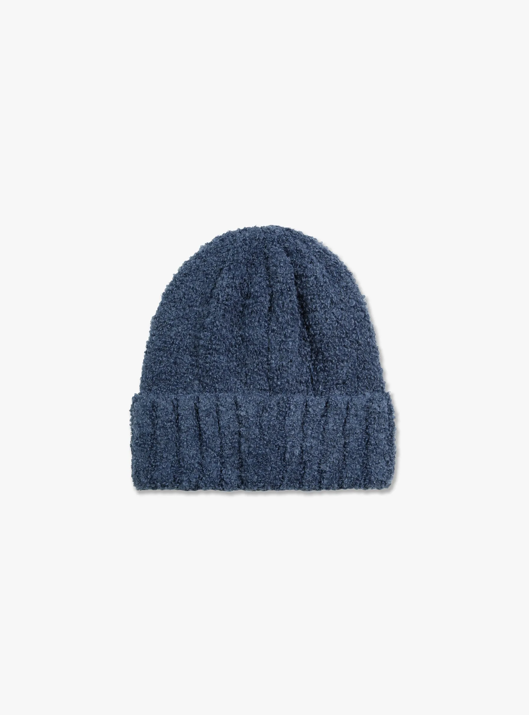 Fluff Beanie Blue Melange