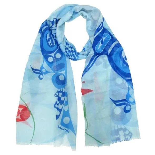 Francis Dick Peace, Love and Happiness Eco-Scarf