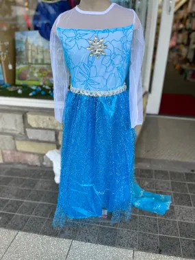 Frozen Dress up with cape attached