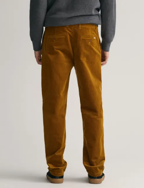 GANT - Regular Fit Cord Chinos, Woody Brown