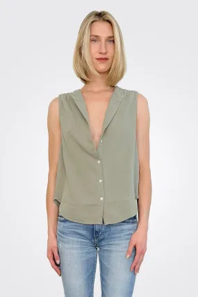 Gauze Button Down - Sage