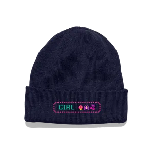 Girl Sanrio Kawaii Arcade Power Up Beanie Navy