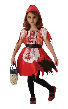 Girls Dead Riding Hood Fairy Tale Halloween Horror Costume