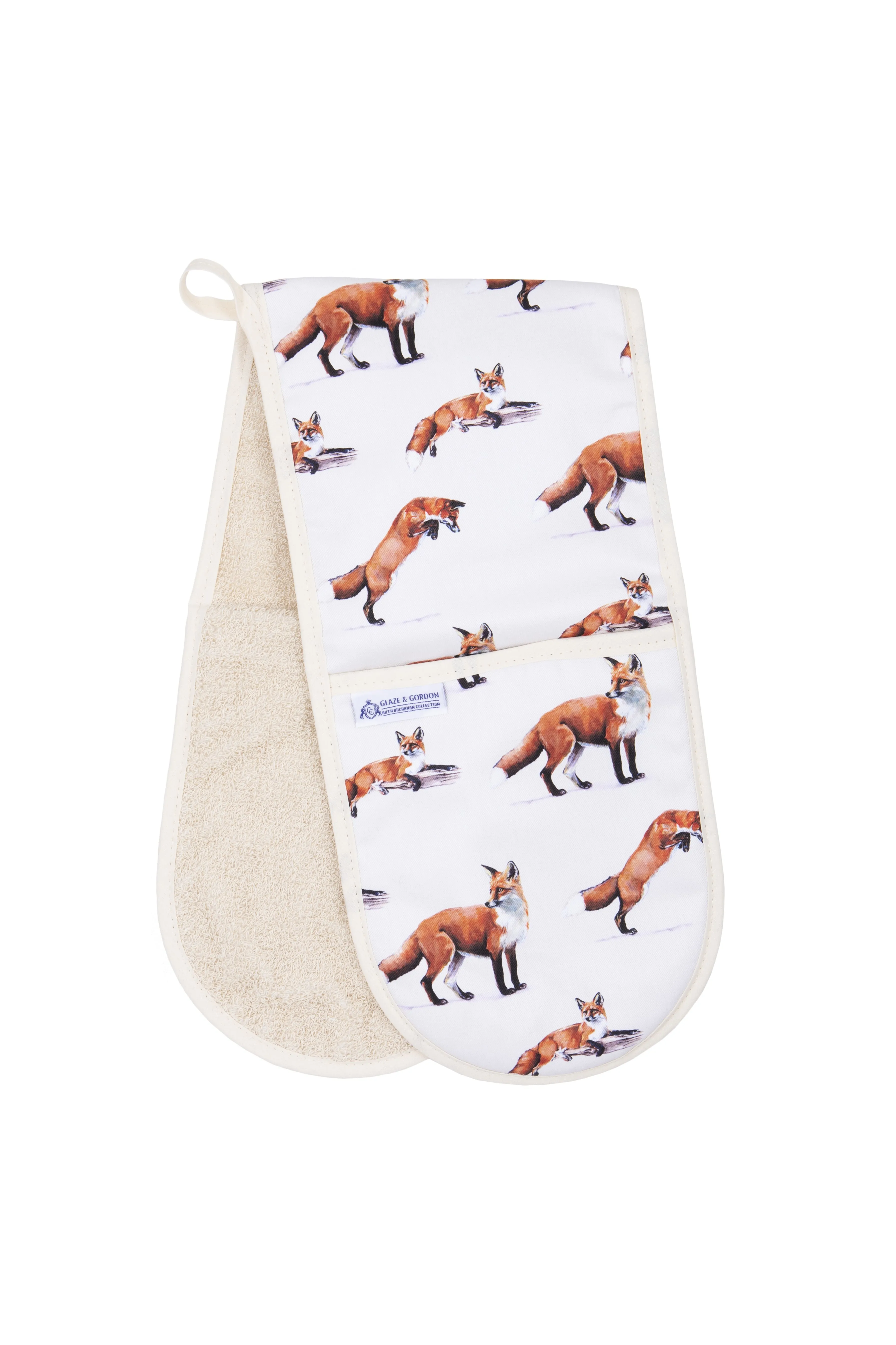 Glaze & Gordon 'For Fox Sake' Double Oven Gloves