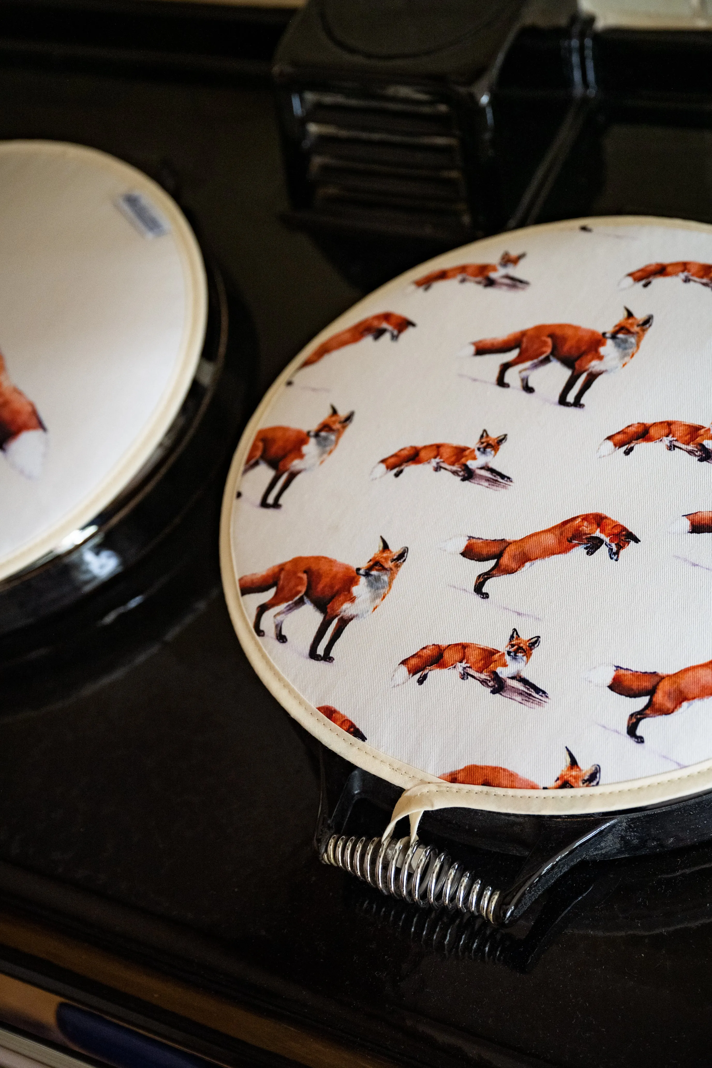 Glaze & Gordon 'For Fox Sake' Hob Cover (Aga top)