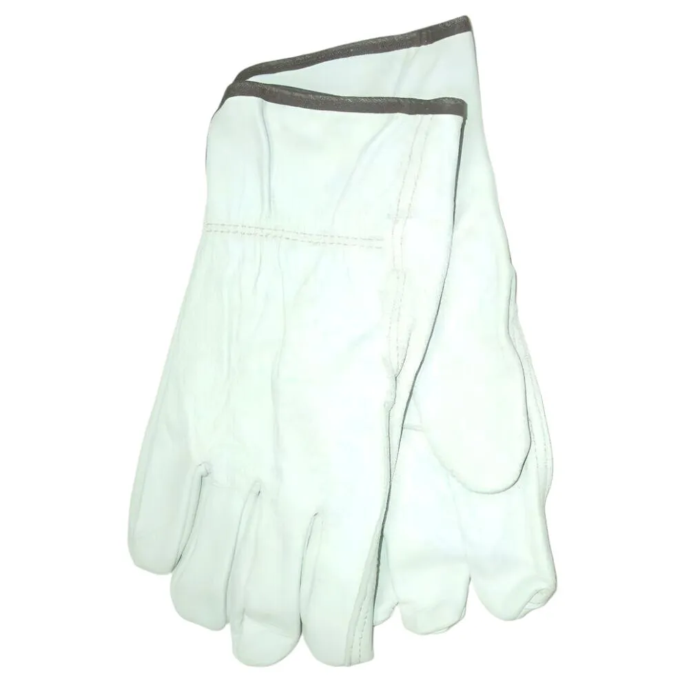 Goatskin Leather Grey Driving Gloves Size Large Dozen