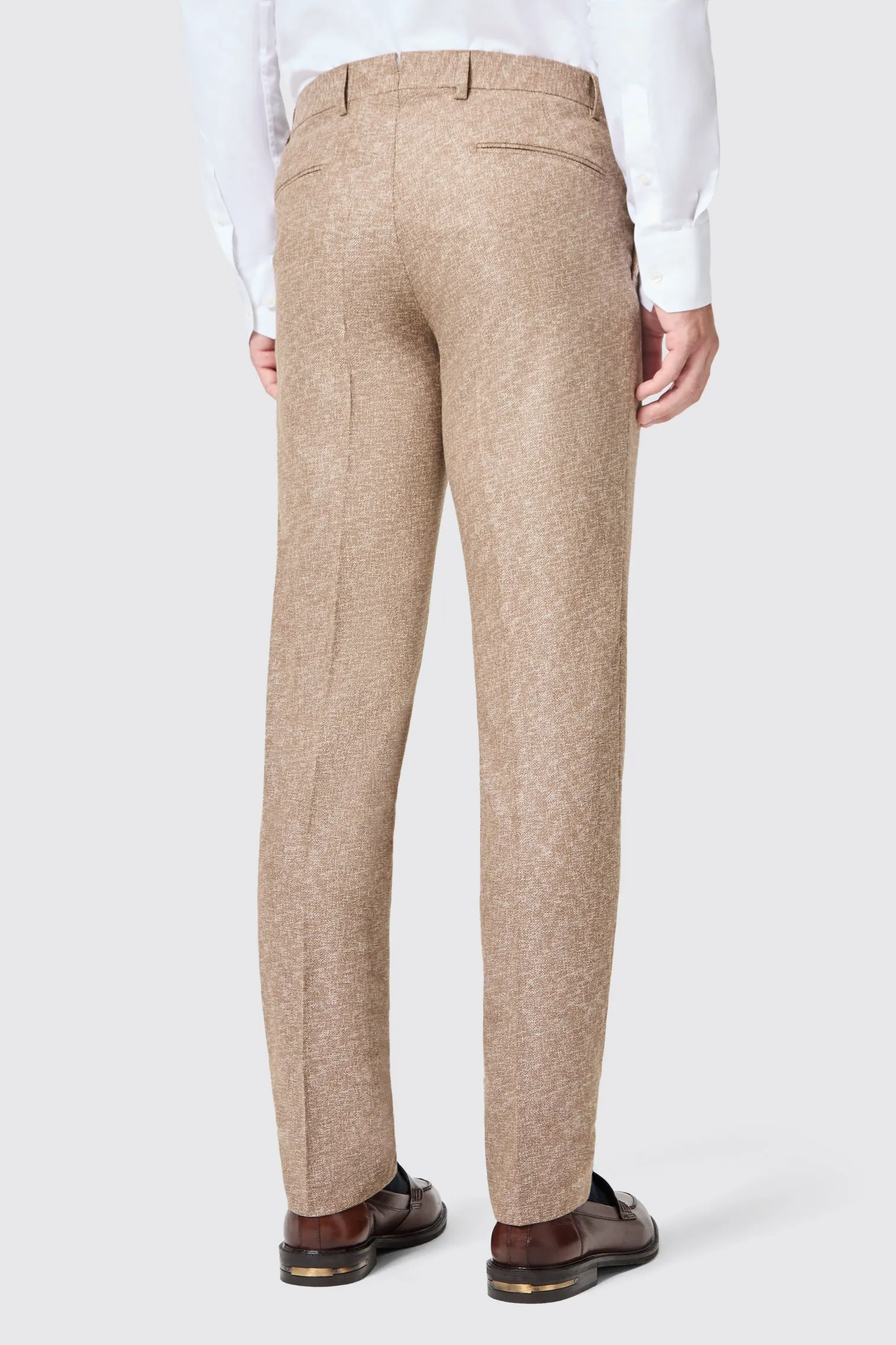 Goddard Slim Fit Brown Trousers