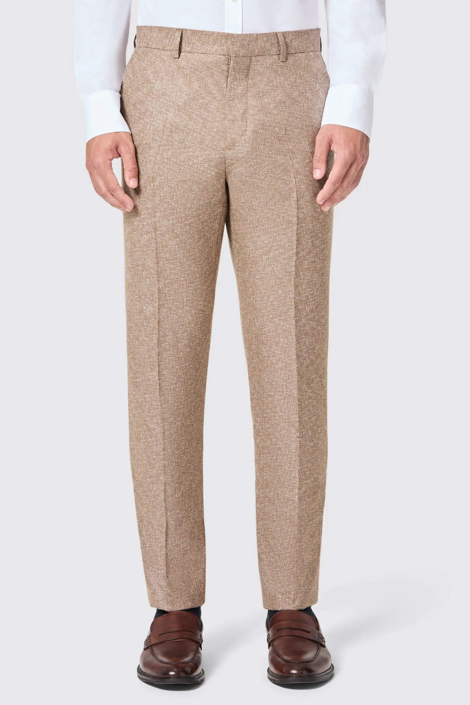 Goddard Slim Fit Brown Trousers