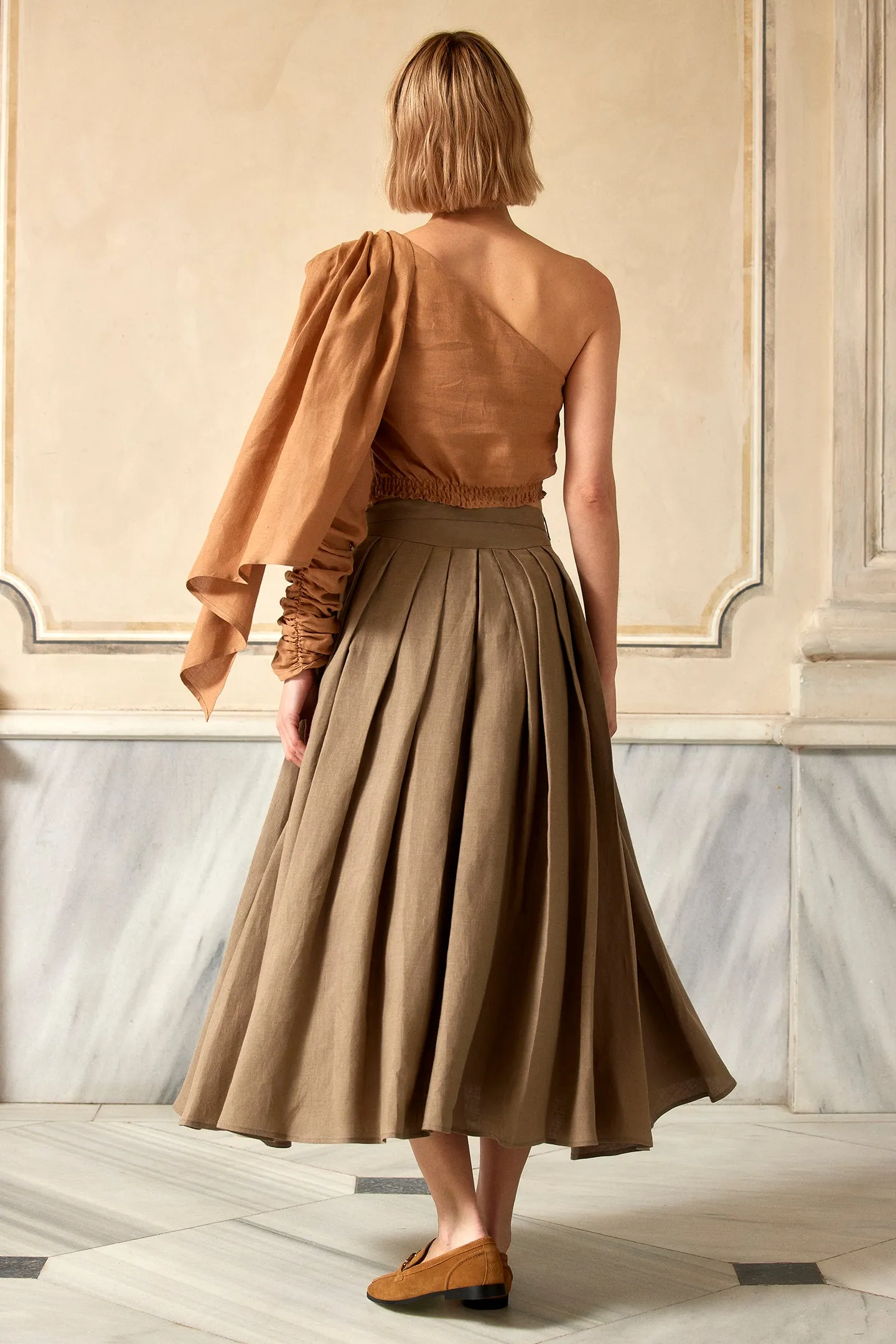 Grand Gesture Linen Skirt