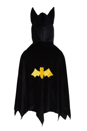 Great Pretenders - Black Bat Cape with Hood