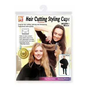 Hair Cutting Styling Cape (Black)