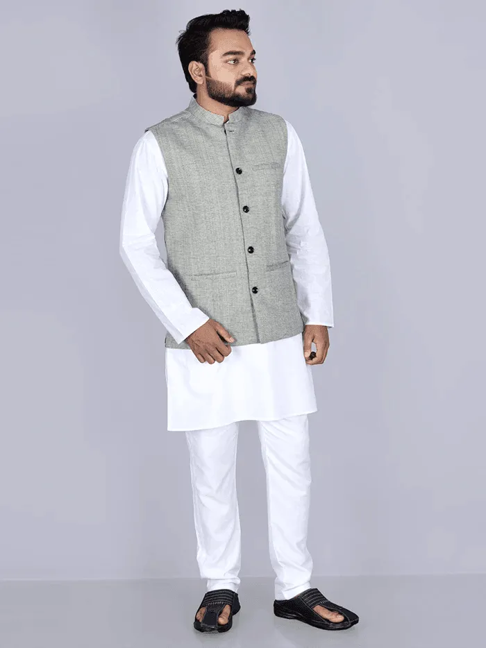 Handwoven Cotton Modi Jacket