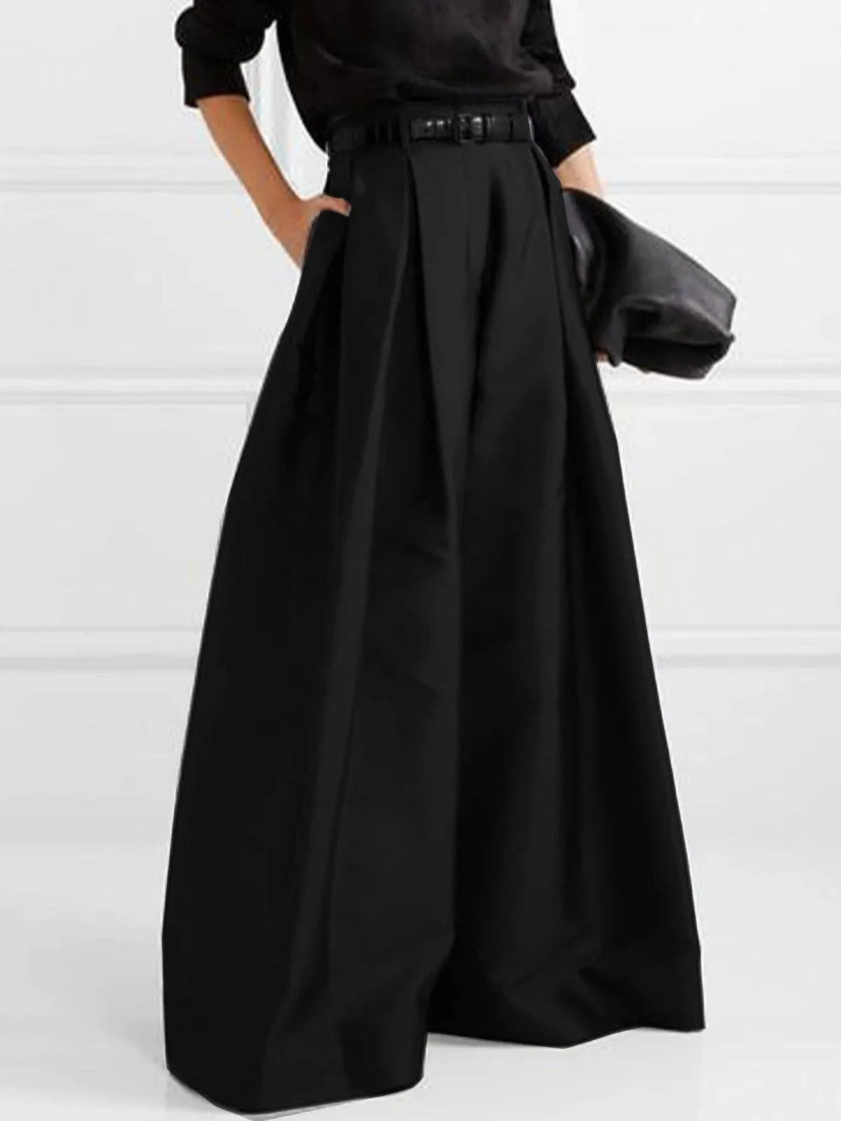 High-Rise Wide-Leg Pants