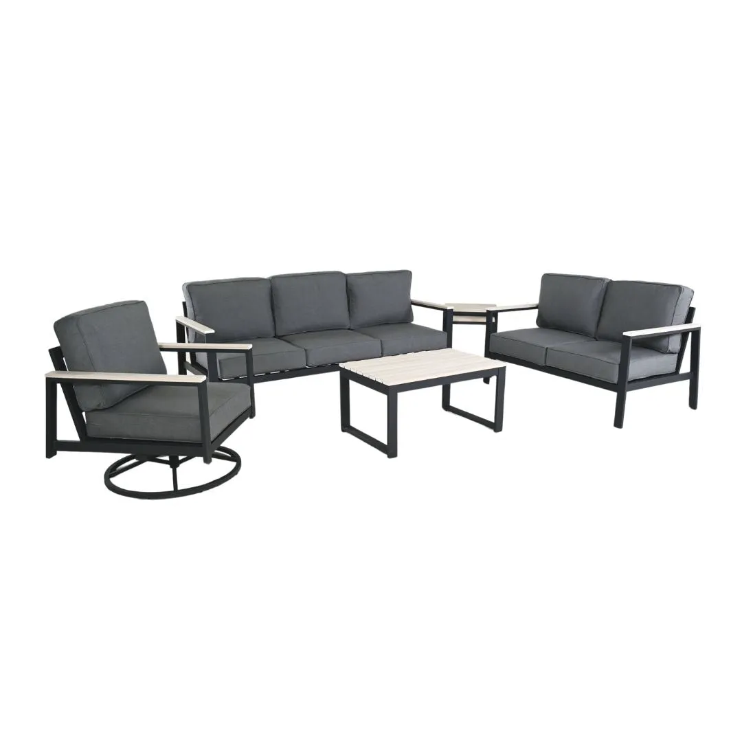 Hixon Deep Seating Set (5 Piece Set)