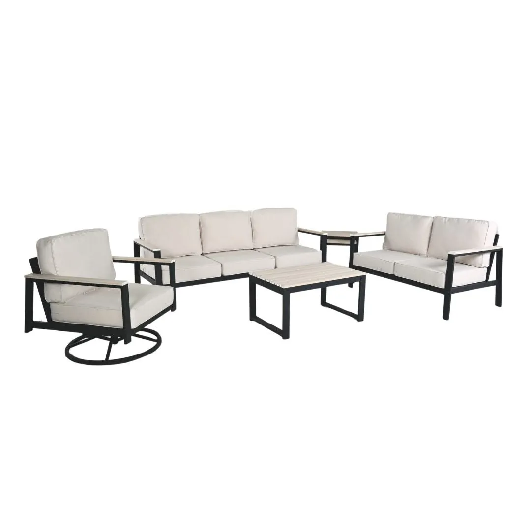 Hixon Deep Seating Set (5 Piece Set)