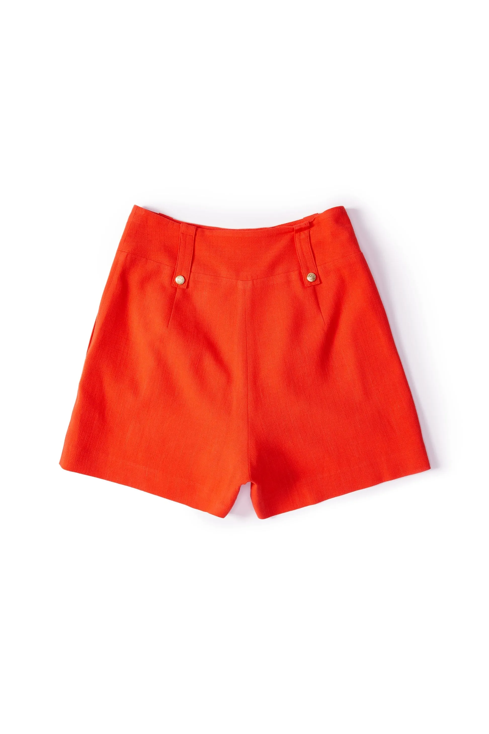 Holland Cooper Tailored Linen Short in Neroli