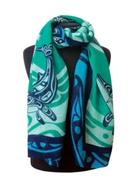 Humpback Whale Totemic Eco Scarf