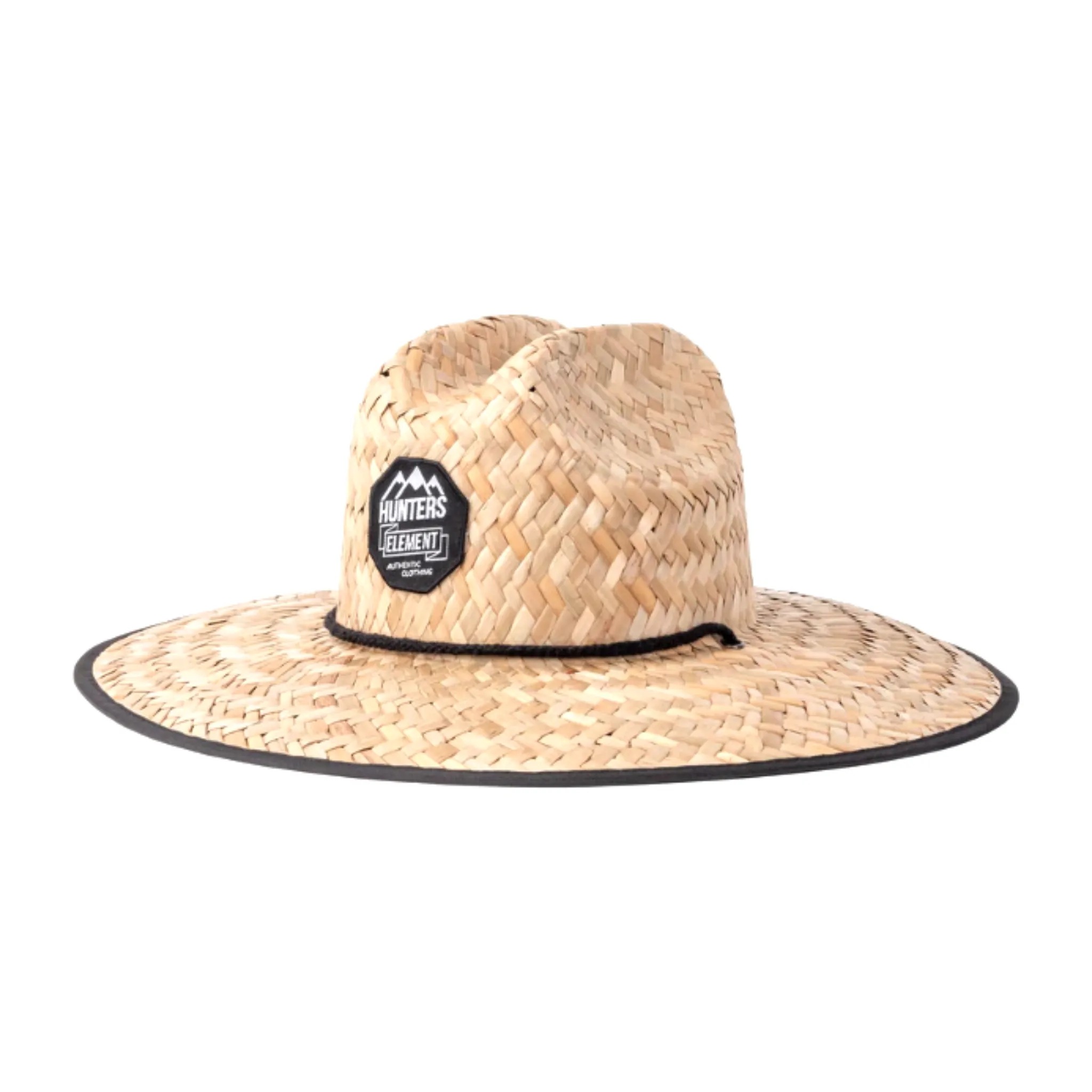 Hunters Element Vista Straw Hat Black